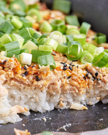 Baked Salmon Sushi