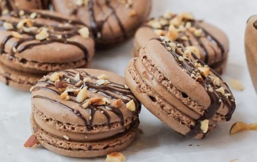 Hazelnut Macarons